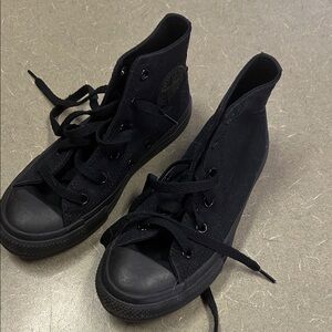 Converse Black Lace-Up Sneakers